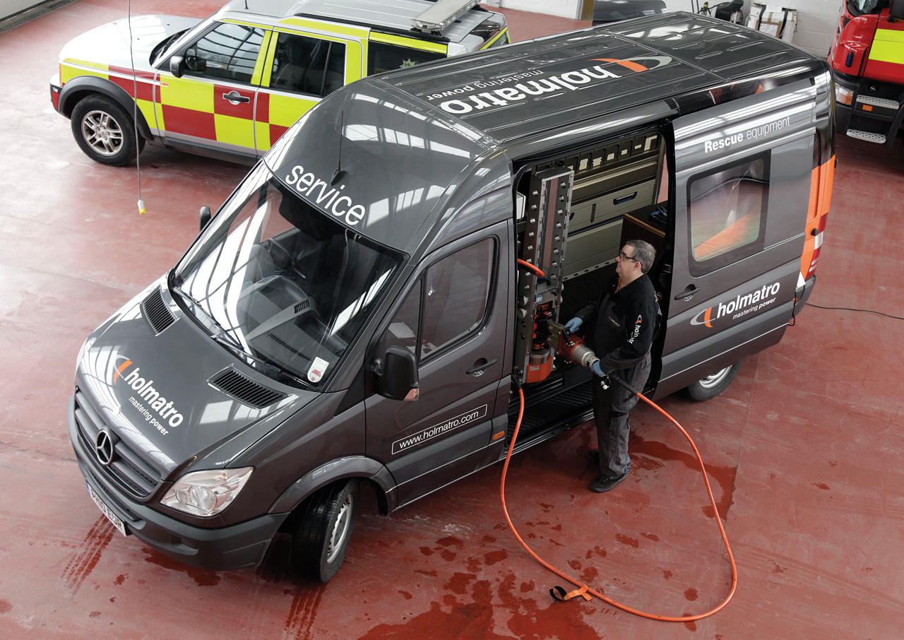 Holmatro Service and Maintenance on location