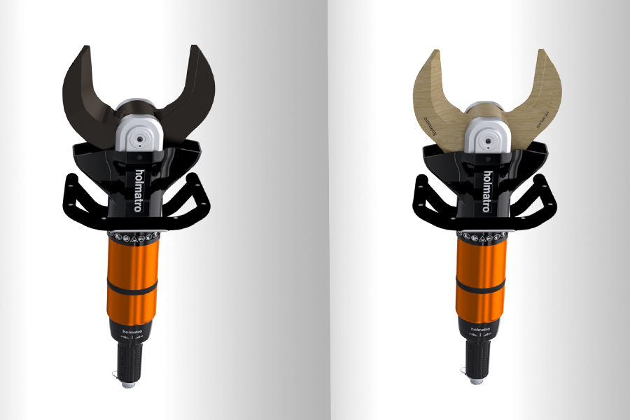 Steel vs wooden blades hydraulic cutter