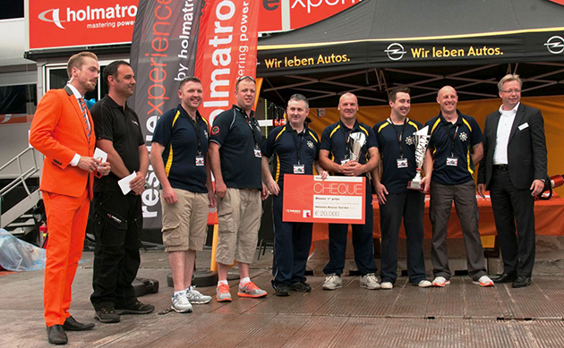 De winnaars van de Extrication Challenge: Meath County Fire & Rescue Service